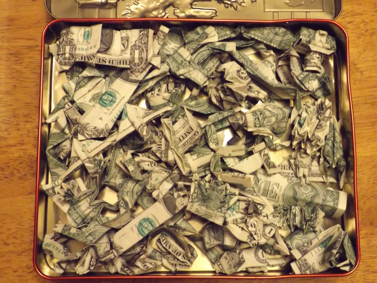 Joshua's-Origami-Folded-$1-Bills